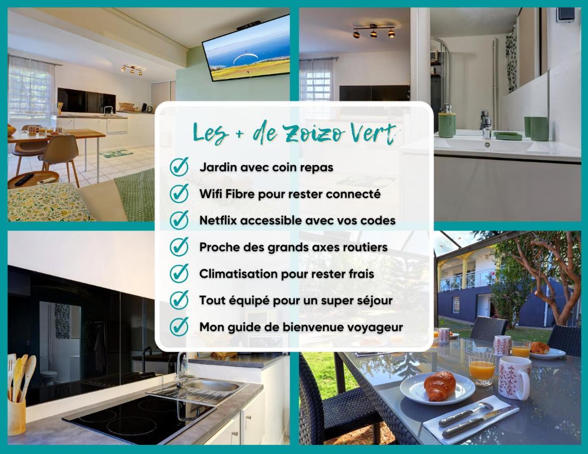 Zoizo Vert - Studio Au Calme Avec Jardin - St Leu Saint-Leu Exterior foto